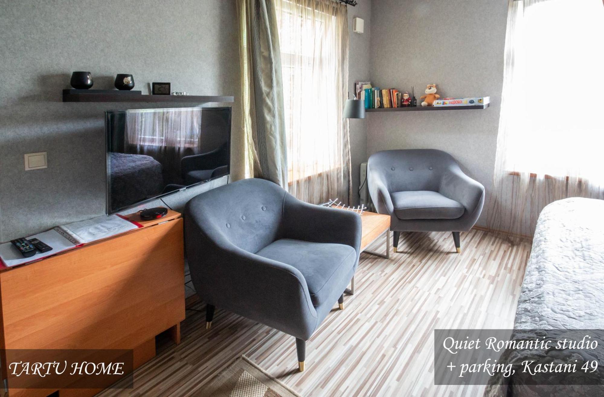 Quiet Romantic Studio Plus Parking, Tartu Home Buitenkant foto